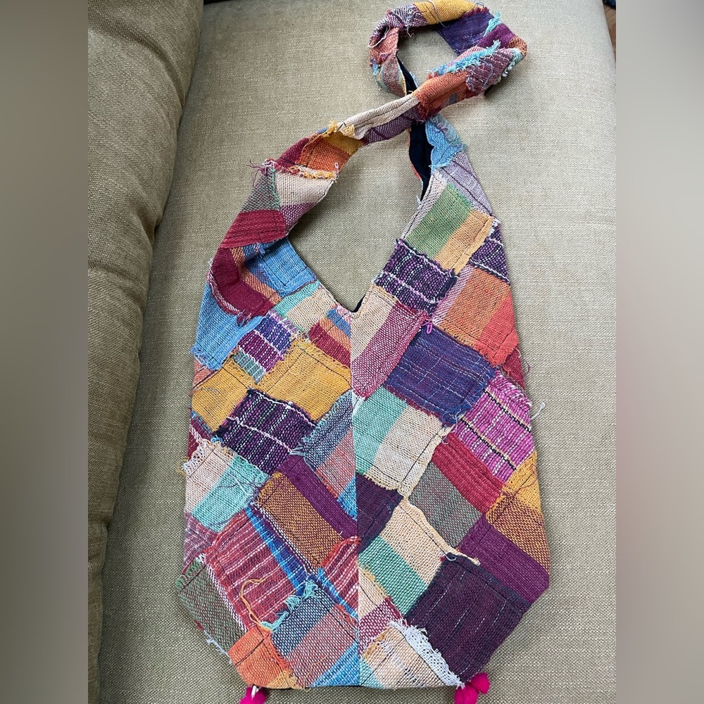 Patchwork Cross body Hobo Bag